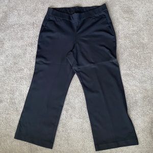 Lane Bryant stretchy black dress pants